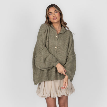 Cárdigan extragrande "CozyGlam