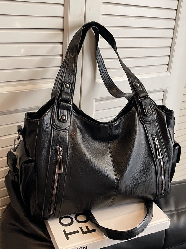 Bolso Tote de Gran Capacidad con Remaches Estilo Premium