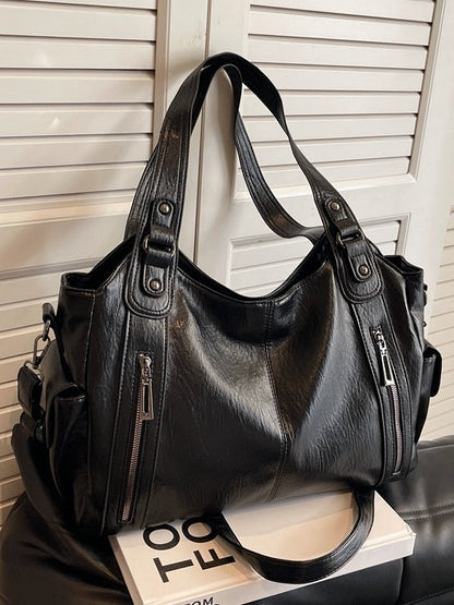Bolso Tote de Gran Capacidad con Remaches Estilo Premium