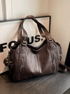 Bolso Tote de Gran Capacidad con Remaches Estilo Premium