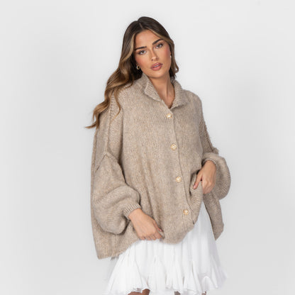 Cárdigan extragrande "CozyGlam