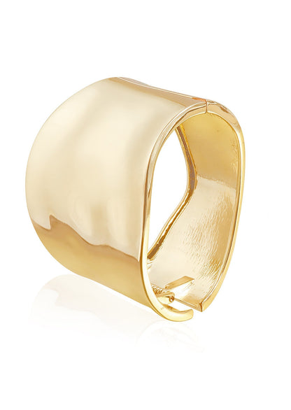 Montalcino - Brazalete Dorado Ondulado