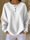 Chieti - Sudadera Henley Gofrada