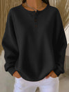 Chieti - Sudadera Henley Gofrada
