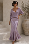 Alma | Vestido de Satén Elegante con Jersey