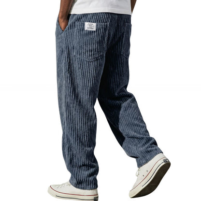 Pantalón de pana para hombre con cintura elástica – Cómodo y elegante