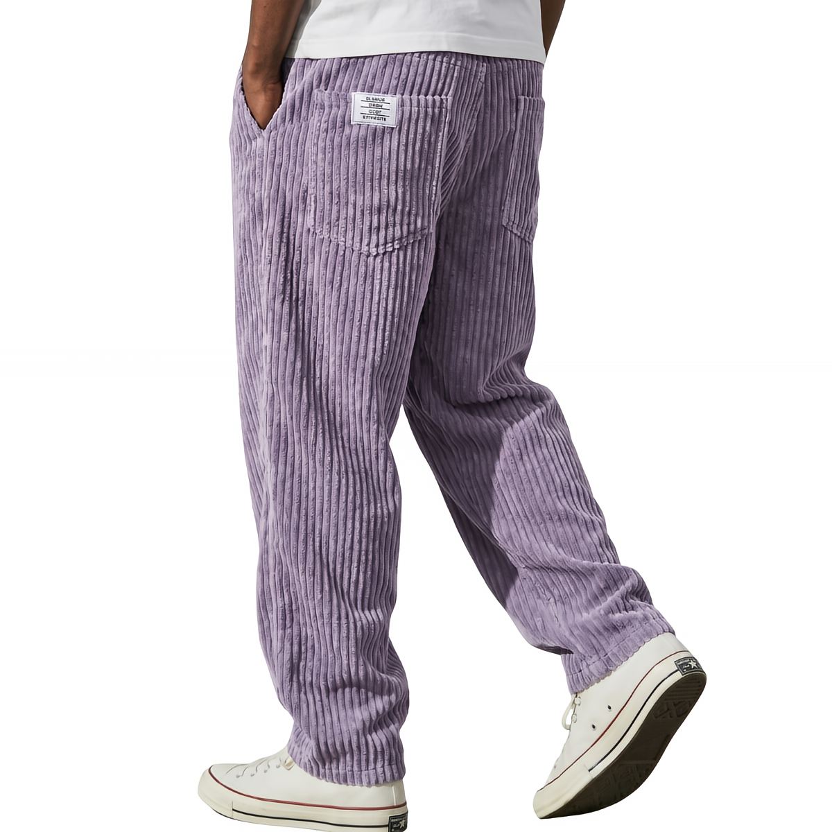 Pantalón de pana para hombre con cintura elástica – Cómodo y elegante