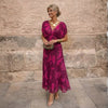 Mikaela | Vestido Maxi de Hombros Descubiertos