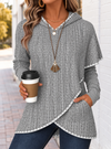 Sudadera con capucha de manga larga