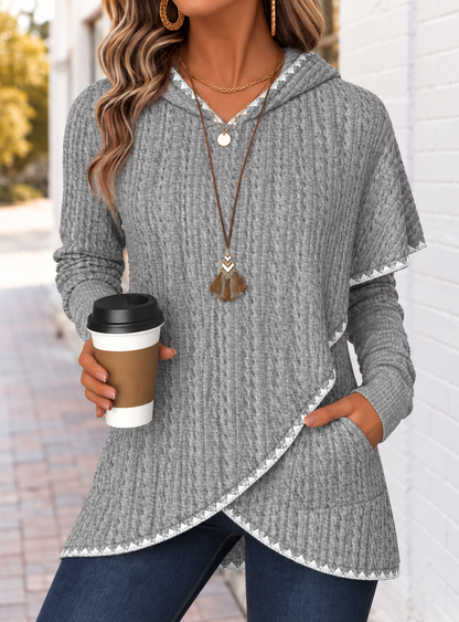 Sudadera con capucha de manga larga