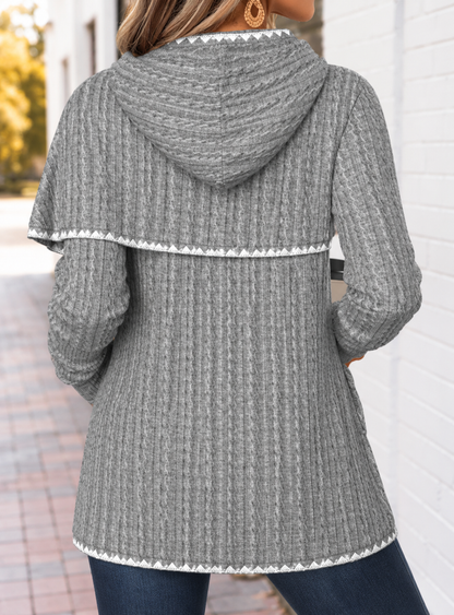 Sudadera con capucha de manga larga