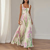Oriah | Vestido Maxi Línea A Floral