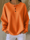 Chieti - Sudadera Henley Gofrada