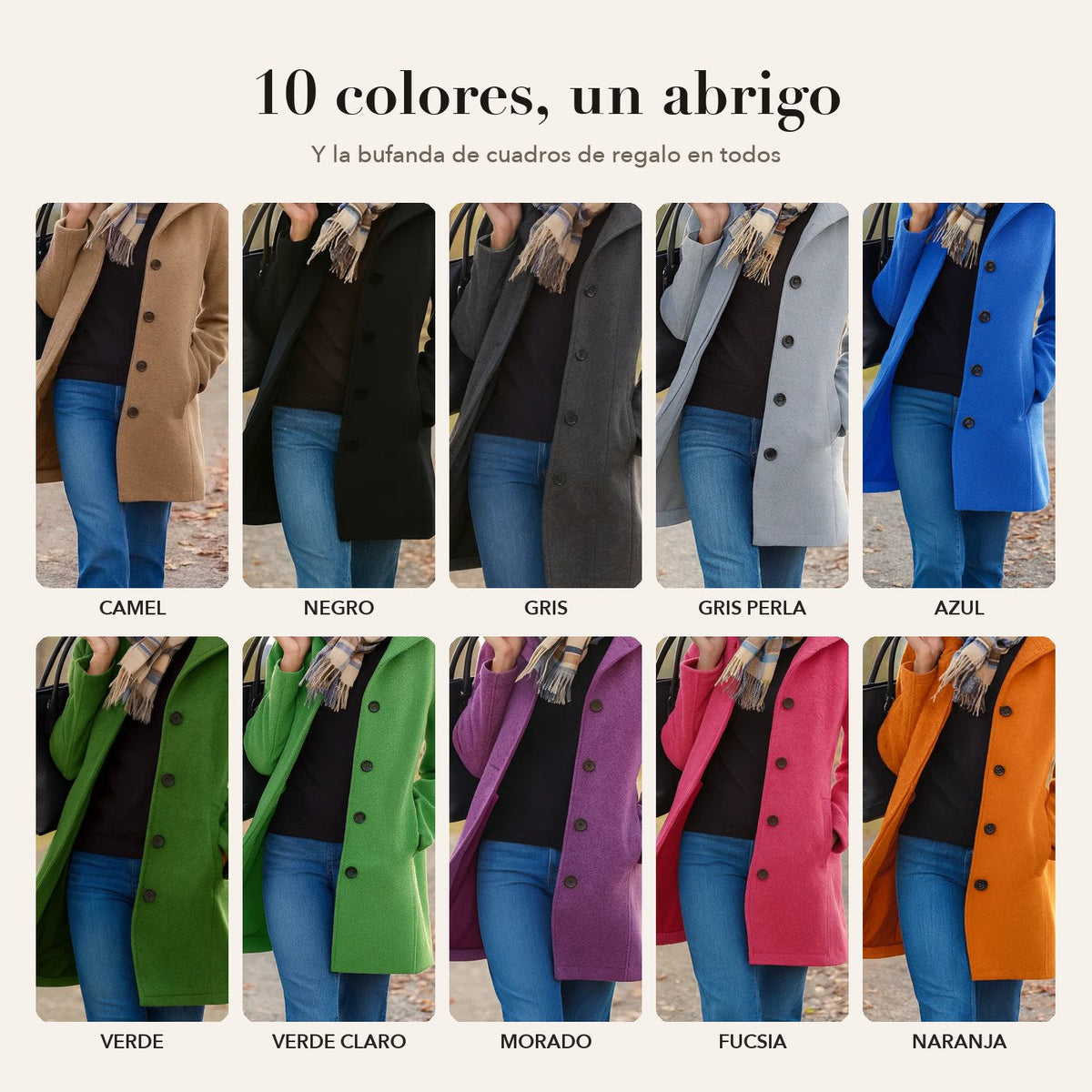 Los 10 colores del abrigo Greta