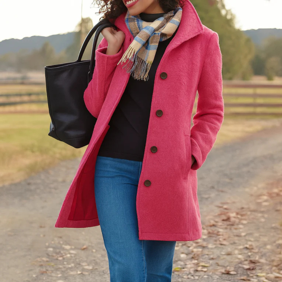 Abrigo Greta en fucsia