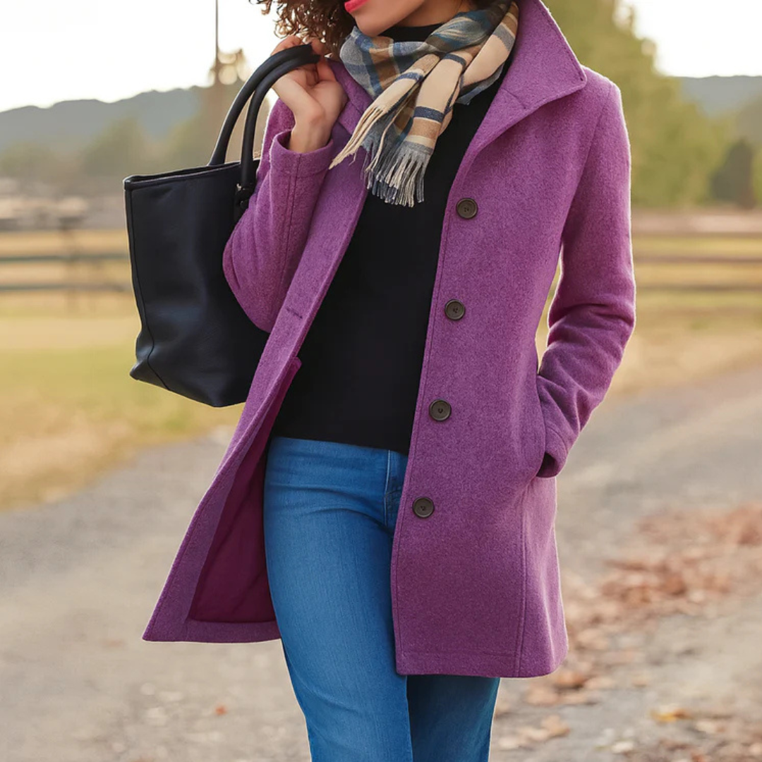 Abrigo Greta en morado