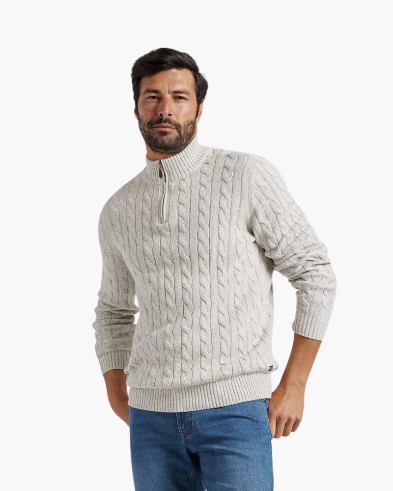 Jersey Aspen Cable-Knit