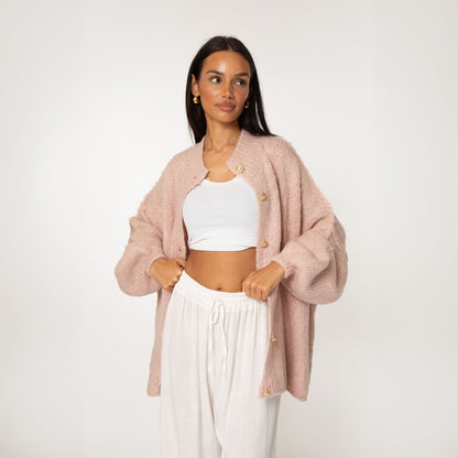 Cárdigan extragrande "CozyGlam