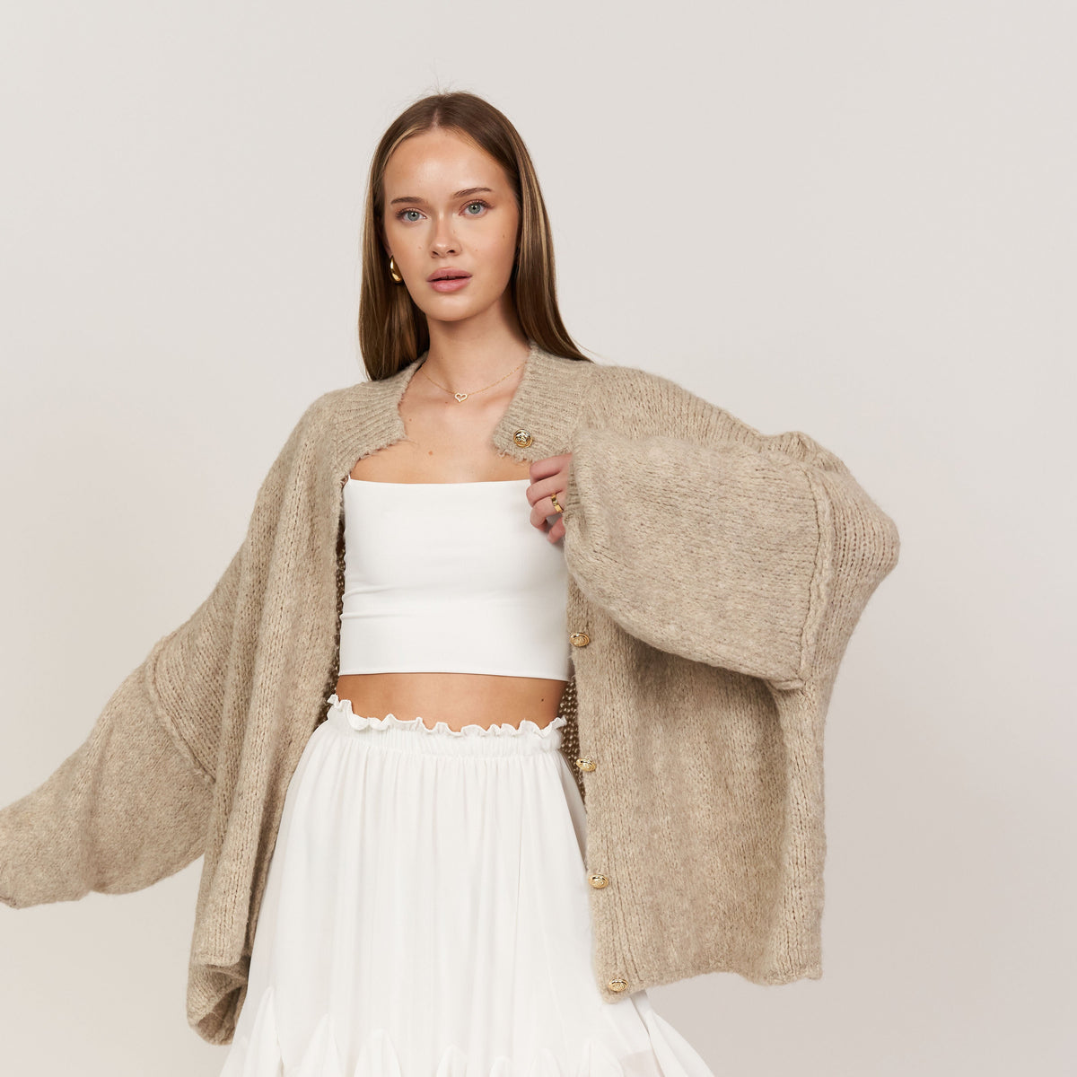 Cárdigan extragrande "CozyGlam