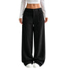 Pantalones de pierna ancha para mujer, de corte cómodo y holgado